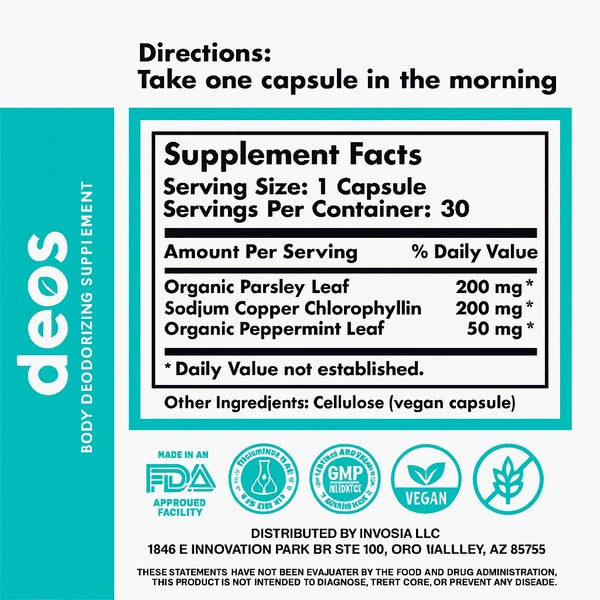 Deos™ | Cápsulas CleanAura – Oferta 2x1 por tiempo limitado