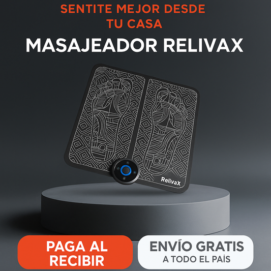 🦶 RelivaX™ Chile – Masajeador de Pies EMS Portátil 🔋 | Alivio en 15 Minutos ⚡