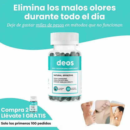 Deos™ | Cápsulas CleanAura – Oferta 2x1 por tiempo limitado