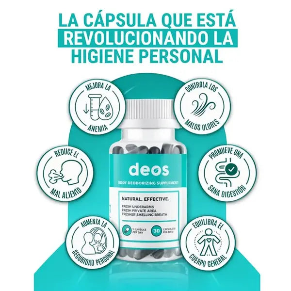 Deos™ | Cápsulas CleanAura – Oferta 2x1 por tiempo limitado