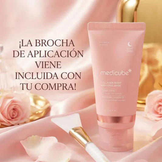 🌙 MEDICUBE MASCARILLA DE COLAGENO ORIGINAL - REJUVENECE MIENTRAS DUERMES